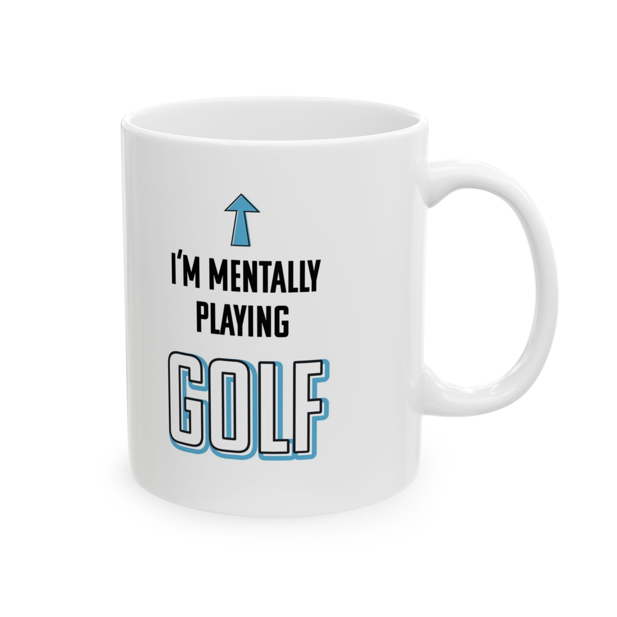 I'm mentally playing golf