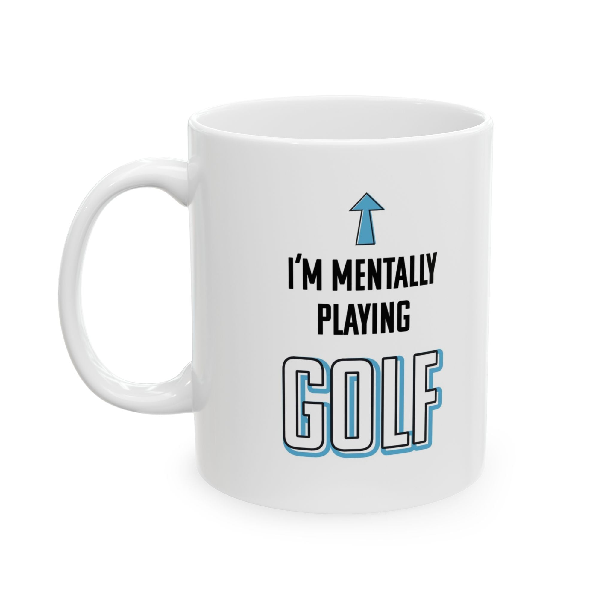 I'm mentally playing golf