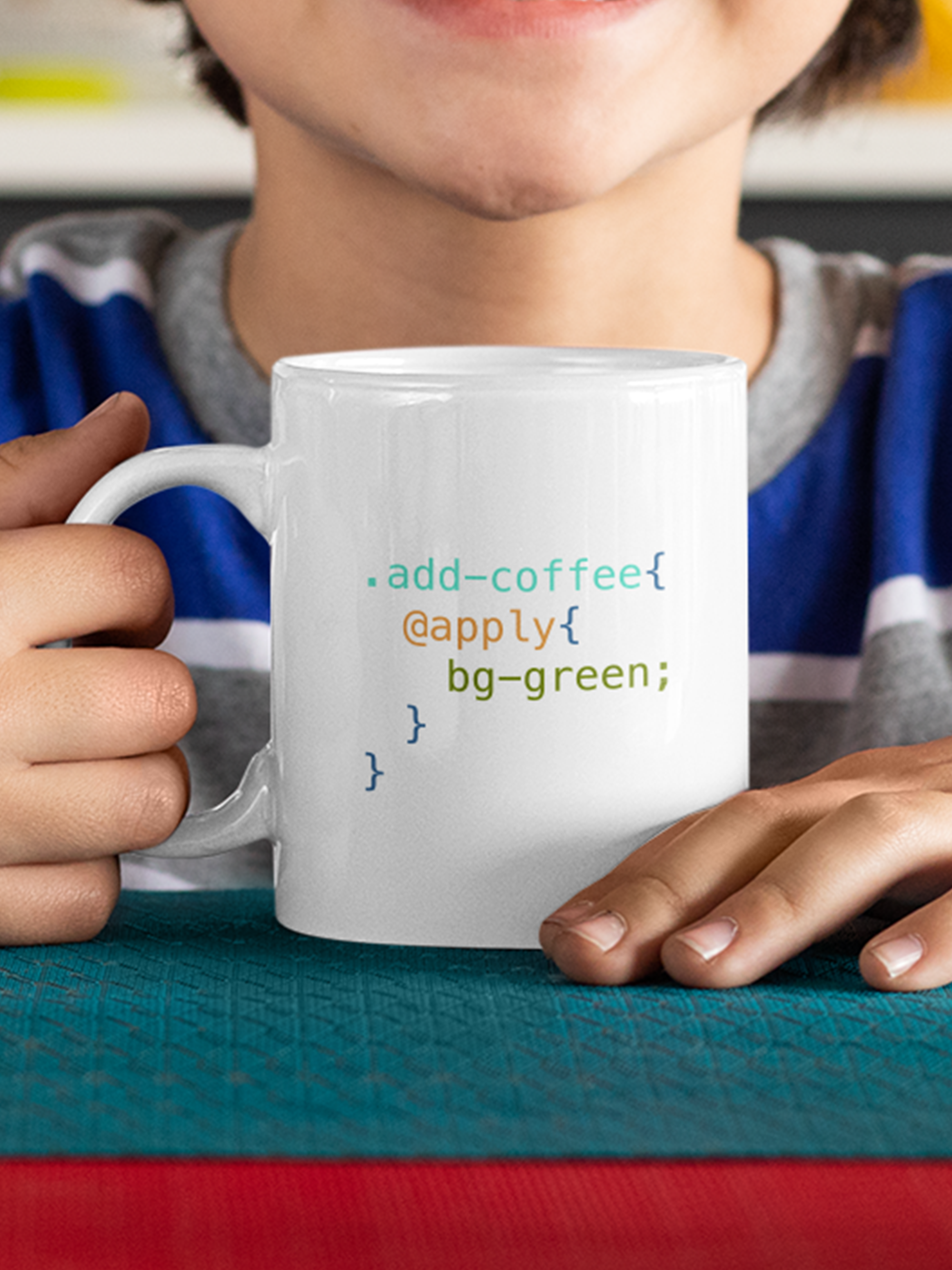 add coffee, code - developer style mug