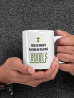 This is who'd rather be playing golf!