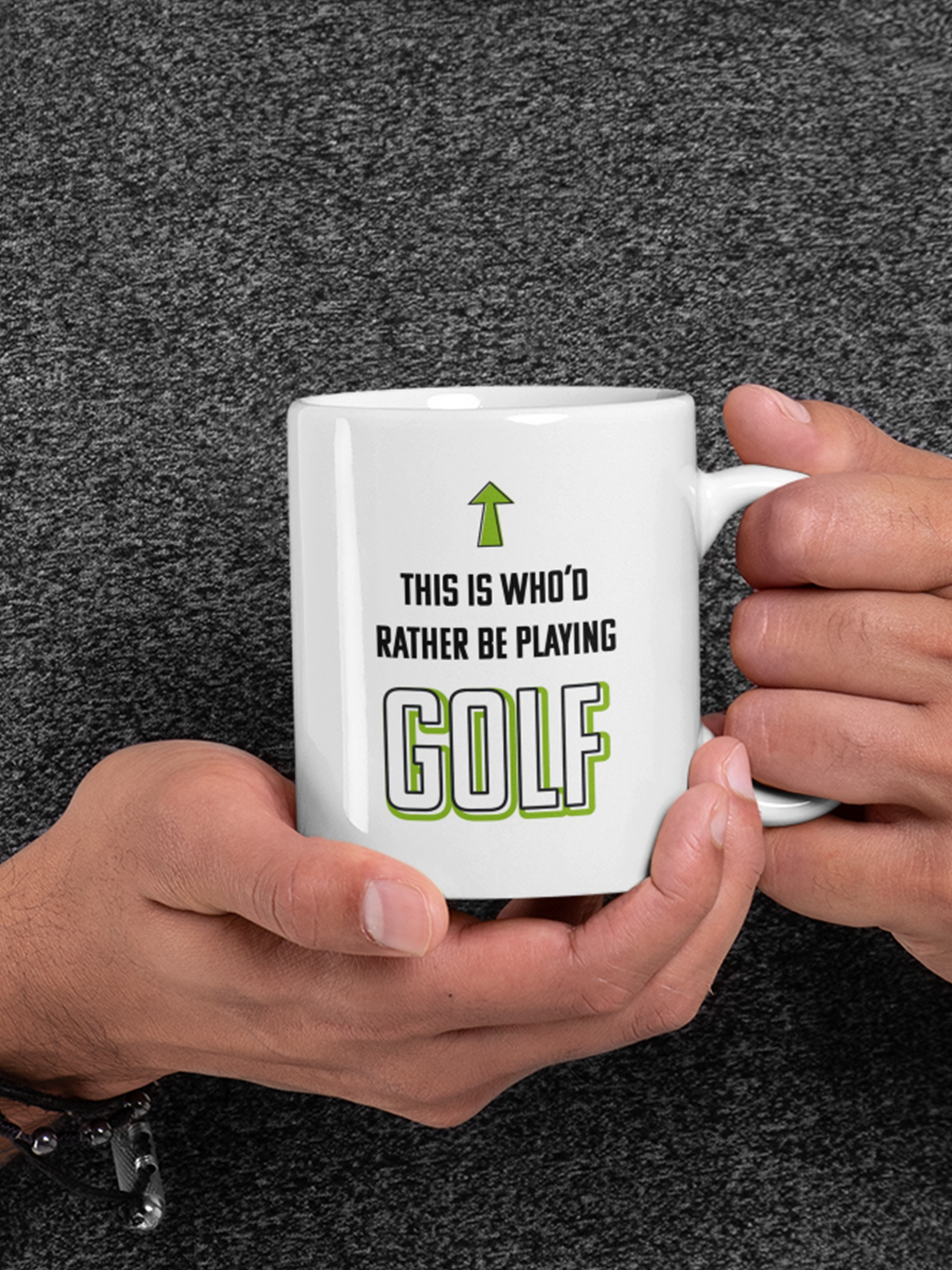 This is who'd rather be playing golf!