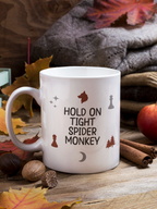 Hold on tight, spider monkey - twilight coffee mug